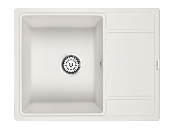 Кухонная мойка Paulmark FLUGEN 50-650 PM216550-WH 65х50 цвет белый